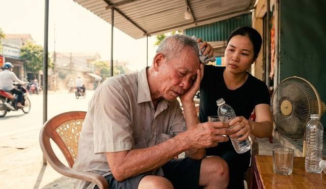 Nắng nóng khiến người cao tuổi dễ bị rối loạn điện giải